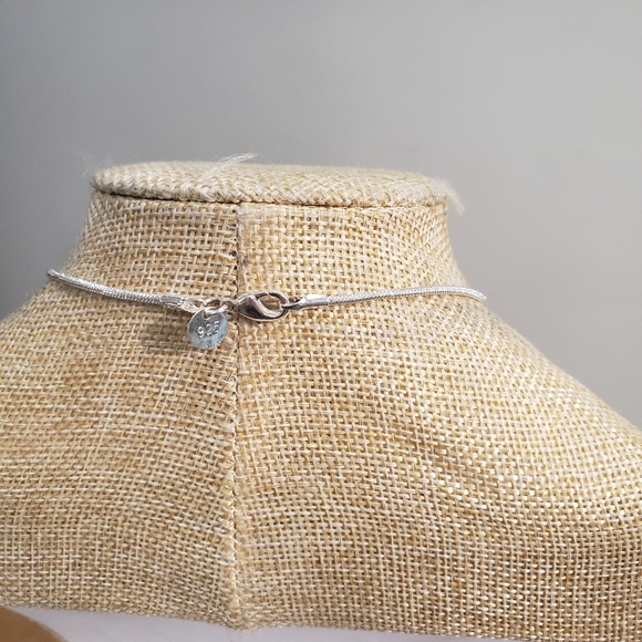 Eudialyte necklace, 925 silver eudialyte long pendant necklace - Picture 13 of 13